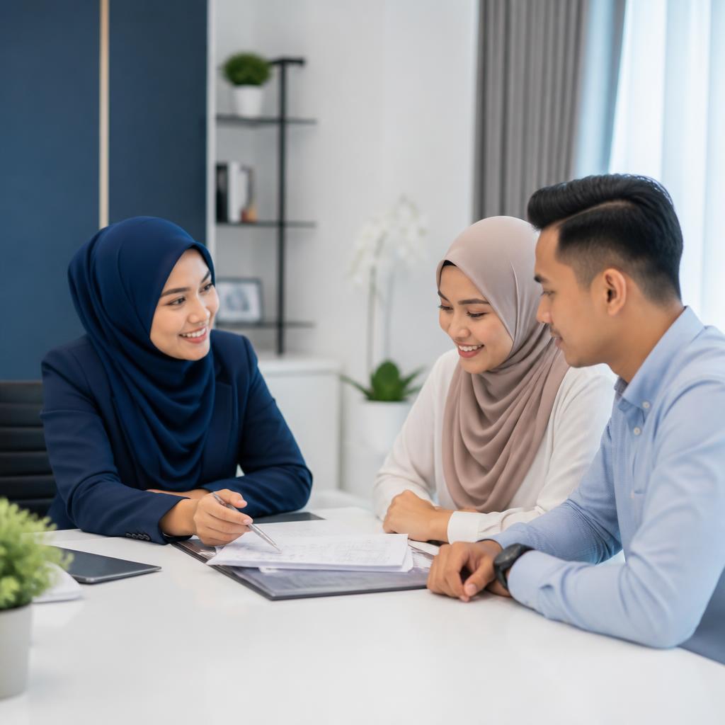 Rundingan kewangan profesional bersama pelanggan Malaysia